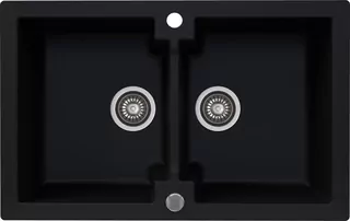Žulová umývadlová doska KGS A 80 2B DEEP BLACK