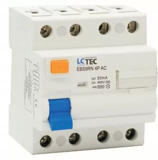 100 A 30mA RCD LC rozdielový istič