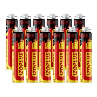 Montážna pena PUR - 12x polyuretánová penová izolácia ISOPLUS 900ml v
