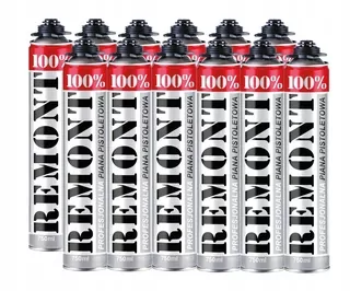 Montážna pena PUR - 12x Renovácia pištole peny polyuretánové montáž.