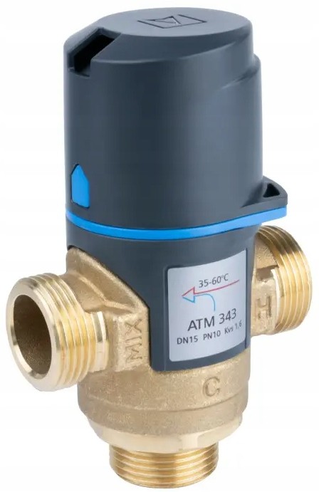 Termostatický zmiešavací ventil Afriso ATM 343 3/4″, 35–60 °C