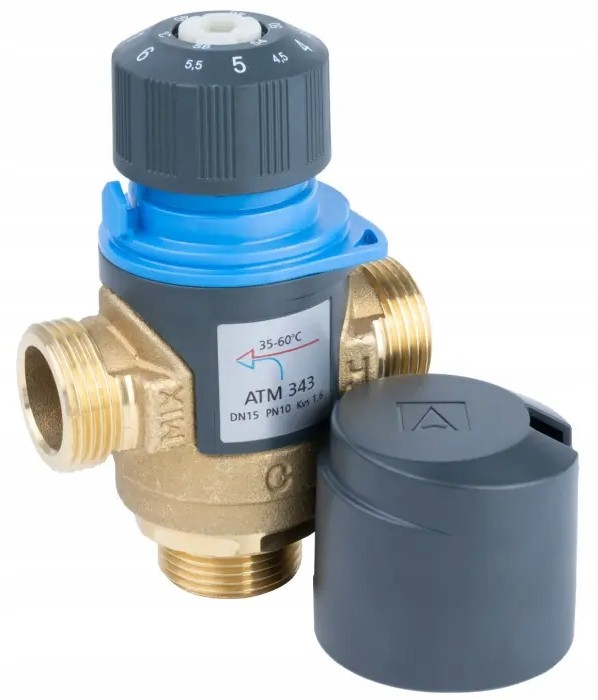 Termostatický zmiešavací ventil Afriso ATM 343 3/4″, 35–60 °C