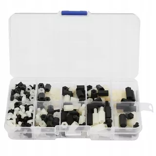 Skrutky, šróby - 13cm plastový skrutka Nylon Matice