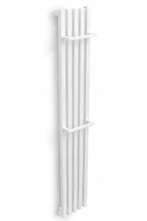 Lávový vodný kúpeľňový radiátor 392 W 240 x 1500 mm biely, čierny, sivý