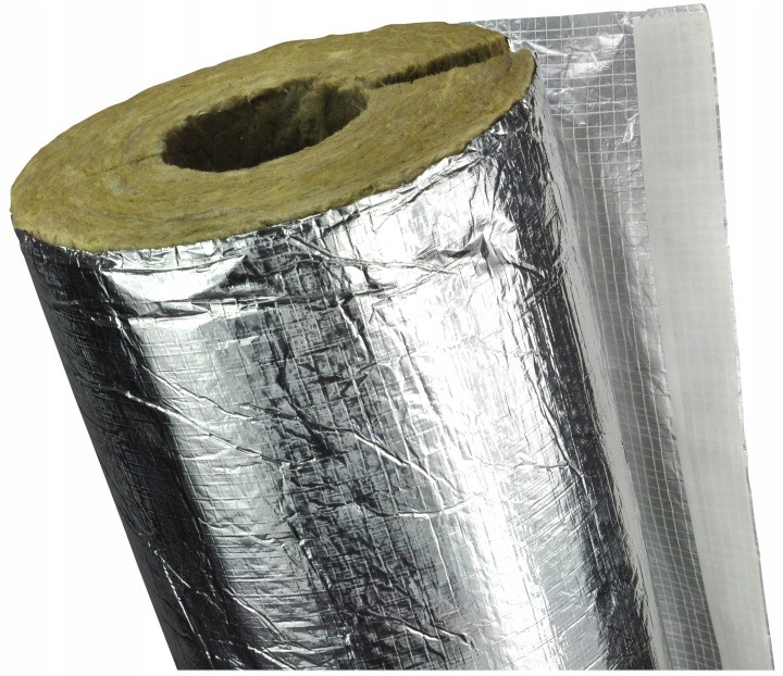 Potrubná izolácia PAROC HVAC Section AluCoat T 108/50 mm, dĺžka 1,2 m