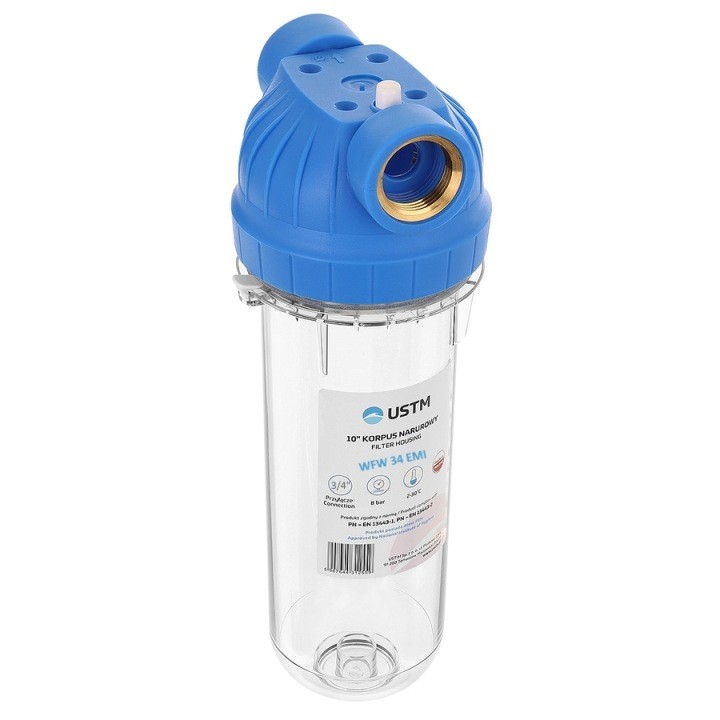Trojstupňová filtračná zostava UST-M 10″ s pripojením 3/4″