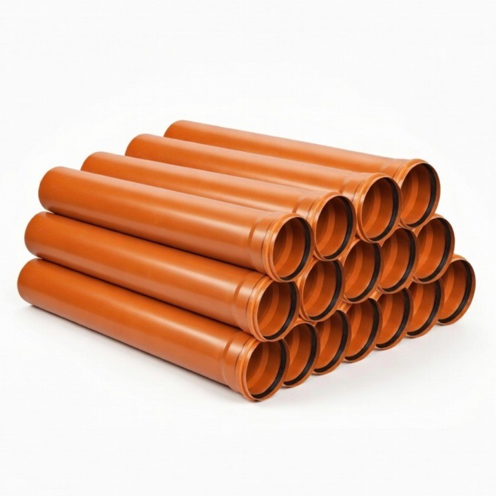 Kanalizačné rúry Instalplast PVC-U DN110 SN8, 1 m, 10 kusov