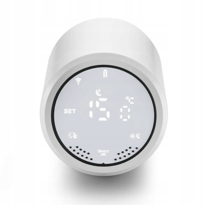 Inteligentná termostatická hlavica Immax NEO Smart 07732L, Zigbee