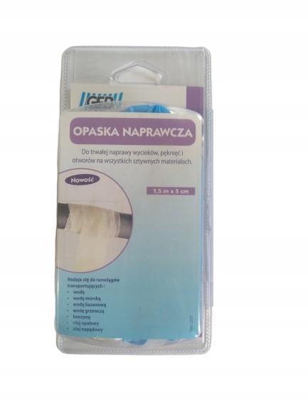 Opravná bandáž GEB na potrubie 1,5 m × 5 cm, 2 kusy