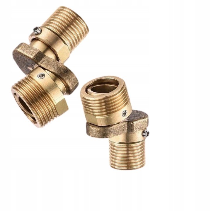 Uhlové adaptéry sprchovej batérie Goaduoynt, 2 ks, dĺžka 5,4 cm