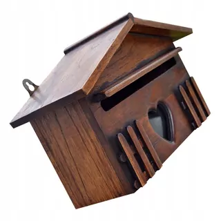 Poštová schránka - 1PC Drevená poštová schránka Oaddor Post Box Rainproof Sight