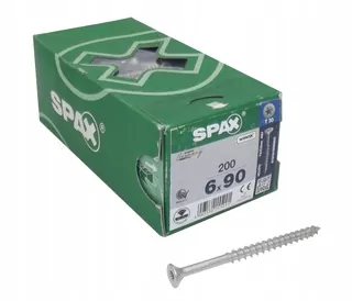 Skrutky do dreva SPAX 6 × 90 - 200 kusov