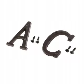 Art Iron Creative DIY Dvere Plate List Štítok Značka Wall Decor Home Decor