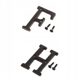 2x liatina Creative DIY dverná doska List Label Sign Nástenné dekorácie pre domácnosť