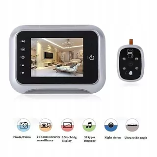 3,5 palcový digitálny LCD hľadáčik 120 stupňov zvonček s infračervenou kamerou
