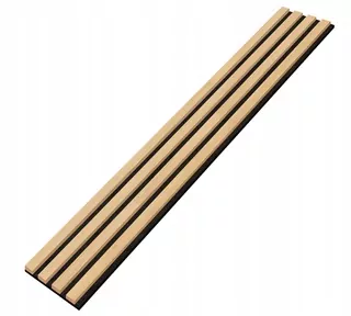 Lišty na stenu 4 ks PLSTEŇ 275x18,5 dekoračný panel prírodný DUB, wotan