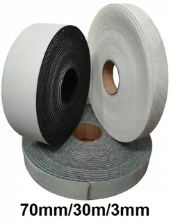Akustická FELT páska 3mm 30m pre 70mm profily