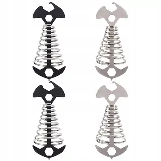 Skrutky, šróby - 4PCS FISHBONE STANE STANE STANE PEG Podlahová pružina