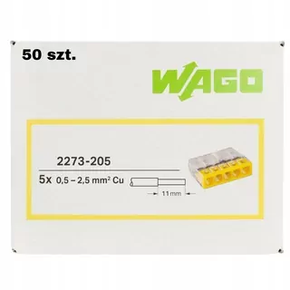 Wago 2273-205 rýchlospojky 0,5-2,5 mm² 100 ks.