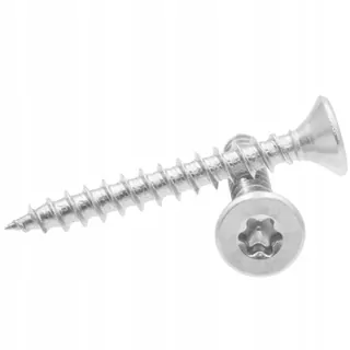Skrutky 5x35 Drevené Torx nerezového nábytku 100s