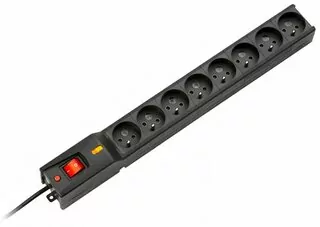 Predlžovací kábel - 8 zásuviek 1,5 m upevňovacie rozdvojku LX810