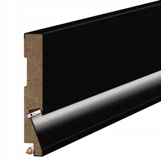 Golddoor MDF lišta 16 x 80, dĺžka 100cm, čierna