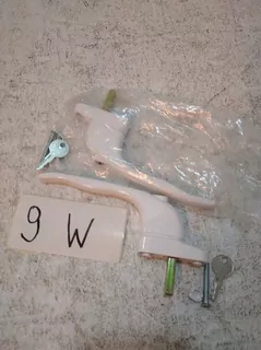 Kľučka na okno - 9 W NEOTECK okenná kľučka 2ks s kľúčom