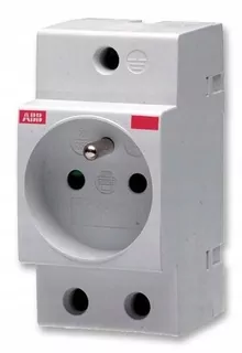 Modulárna zásuvka ABB na montáž na lištu DIN TH-35