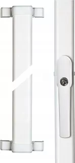 Kľučka na okno - zámok ABUS FOS550 White WEB181 okno