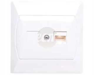 AKCENT Počítačová zásuvka RJ45 kat.5e MMC biela GPK-1 A/K/00