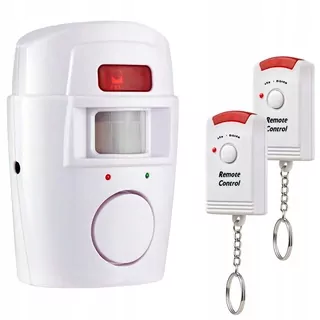 Bezdrôtový alarm s pohybovým senzorom + diaľkové ovládanie