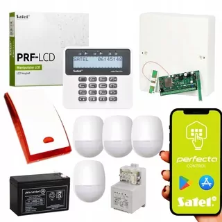 Kompletný satelitný perfecta GSM alarm s 5 PET senzormi