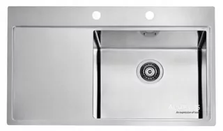 ALVEUS PURE 50 oceľový drez pravý