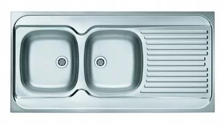 Alveus Oceľový drez Classic 100 Ľavý ľan 1008990