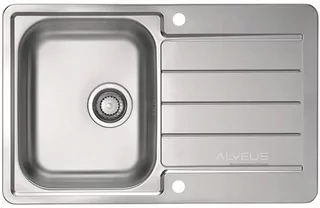 Alveus Oceľový drez 790 × 500 Line Maxim 80 satén 1100216