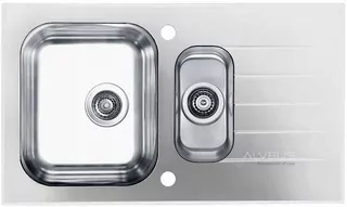 Alveus Sklenený drez GLASSIX 20 biely obojstranný 1100016