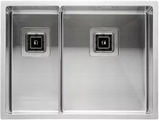 NAUTILUS 60.2 INOX je oceľový drez, závesný alebo zabudovaný v jednej rovine s pracovnou doskou.