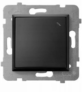 Vypínač svetla - ARIA polohový prepínač čierna metalíza LP-3U / m / 33