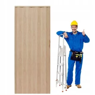 Dvere harmonika 001P dub sonoma mat - 80 cm
