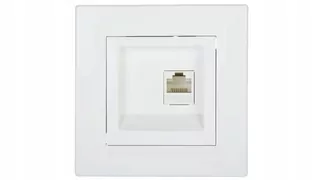 ASFORA Počítačová zásuvka RJ45 kat.6 biela EPH4700121