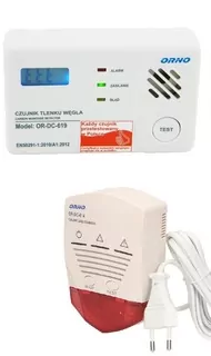 Senzor zemného plynu 230 V AC