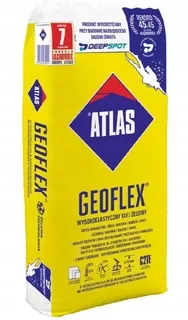 ATLAS GEOFLEX – Vysoko elastické gélové lepidlo (2-15mm), typ C2TE – 25 kg