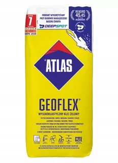 ATLAS GEOFLEX – Vysoko elastické gélové lepidlo (2-15mm), typ C2TE – 25 kg