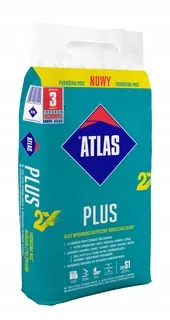 Atlas plus – vysokoelastické odformovateľné lepivo, dvojitá silnosť vlákien a polymérov, 2 - 10 mm