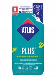Atlas plus – vysokoelastické odformovateľné lepivo, dvojitá silnosť vlákien a polymérov, 2 - 10 mm