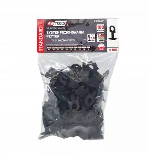 Awtools system na vyrovnávanie dlažíc štandard 1,0mm - 7-15mm - klip 50ks. + klin 50ks.