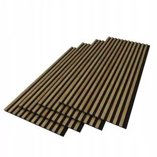 Akustické plstené nástenné lamely SET 4x 120x60 cm 2,88 m2 Dekor panely