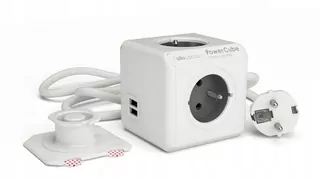 Napájací kábel PowerCube Extended USB 3m 2404/FREUPC Sivá