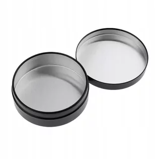 5 x okrúhle hliníkové plechovky