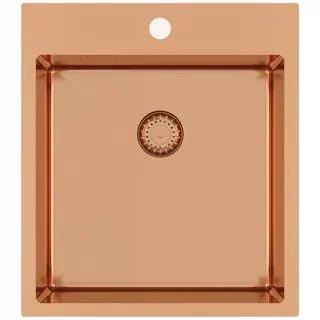 Sensačný drez značky AQUASANITA model AIRA AIR100X-C Copper so šírkou 55 cm.